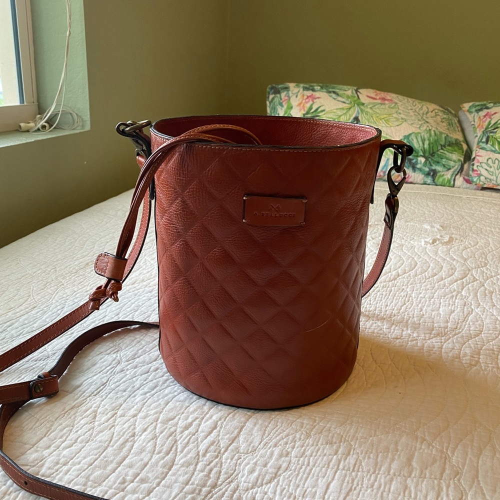 A. Bellucci Brown Bucket Purse